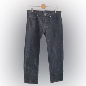 A.P.C. jeans 34" waist black-grey denim